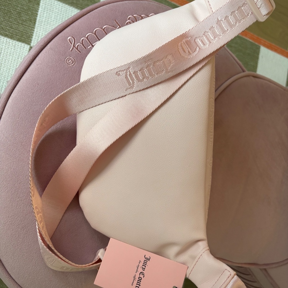 NWT Juicy Couture pink waist/bum bag - Picture 2 of 3